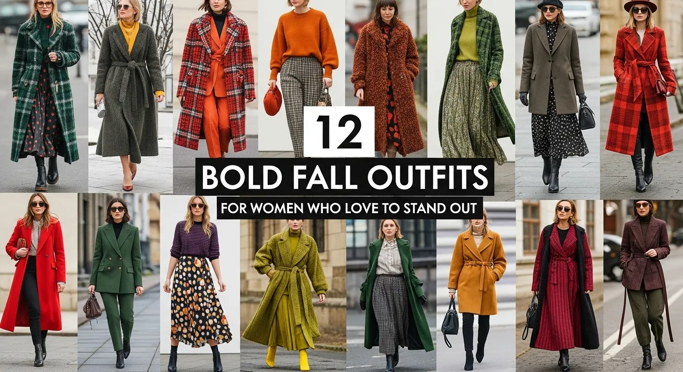 12 Bold Fall Outfits for Women Who Love to Stand Out