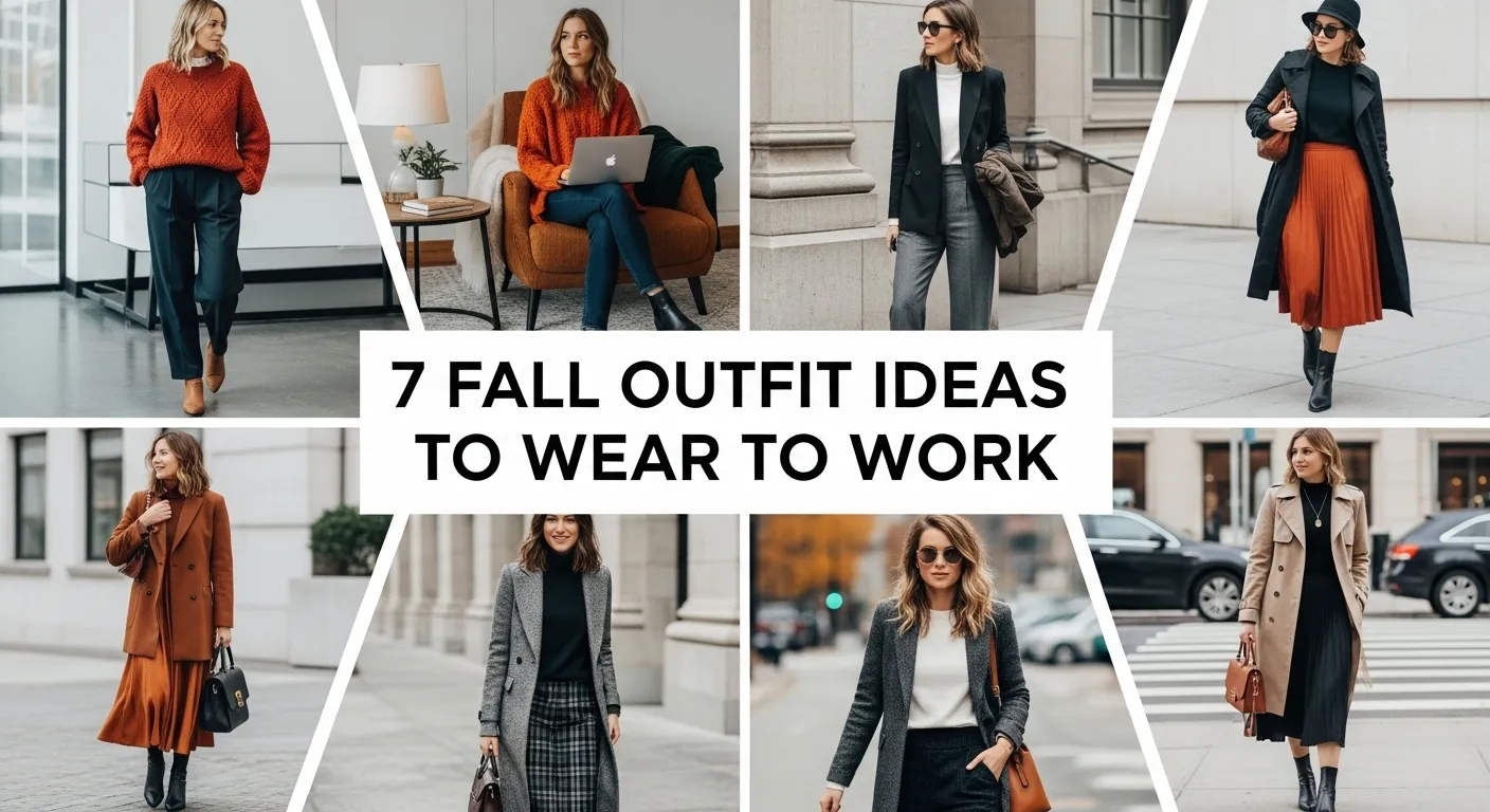 Fall For Work 7 Fall Outfit Ideas to Wear to Work