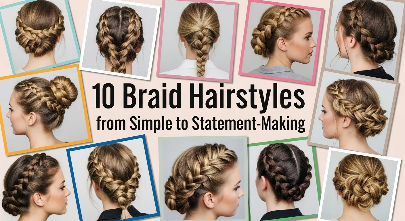 10 Braid Hairstyles from Simple to Statement-Making