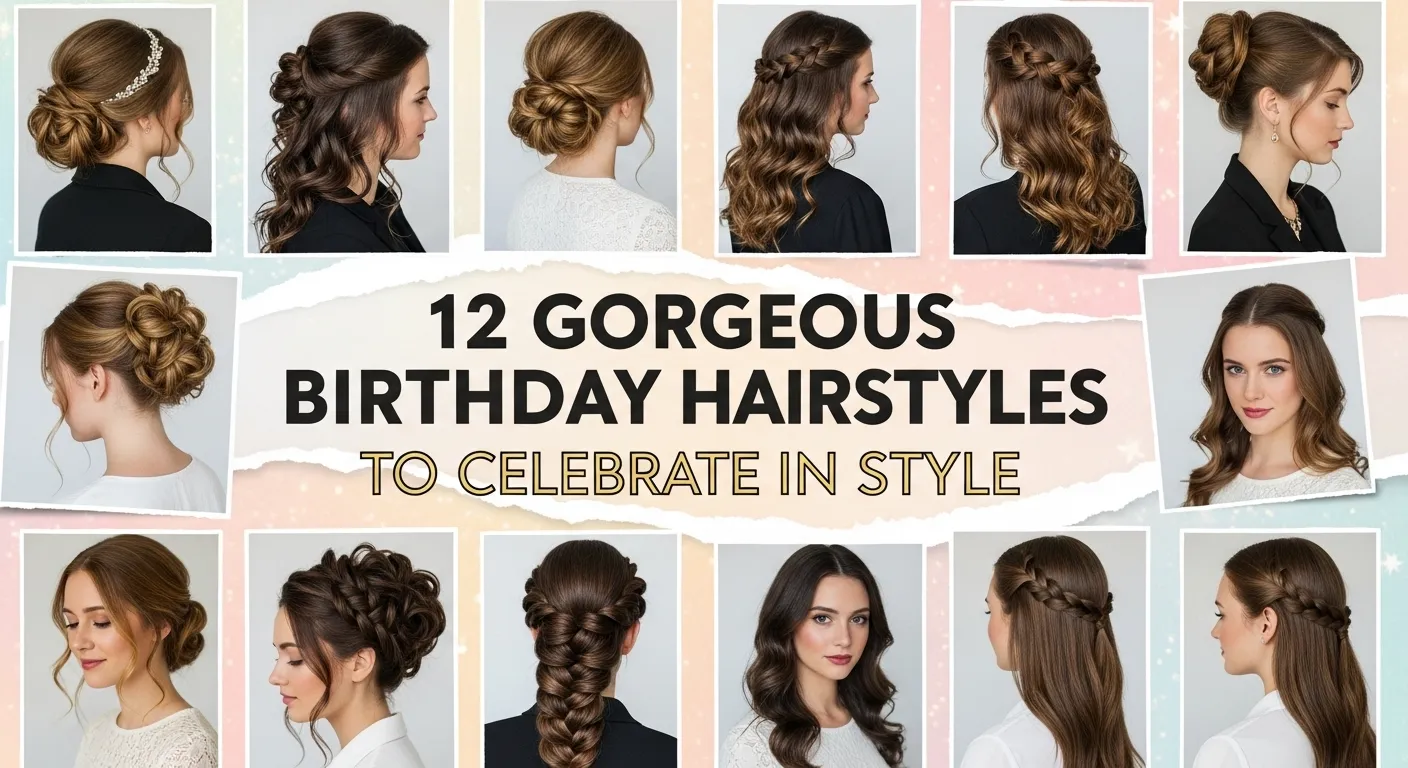 12 Gorgeous Birthday Hairstyles to Celebrate in Style