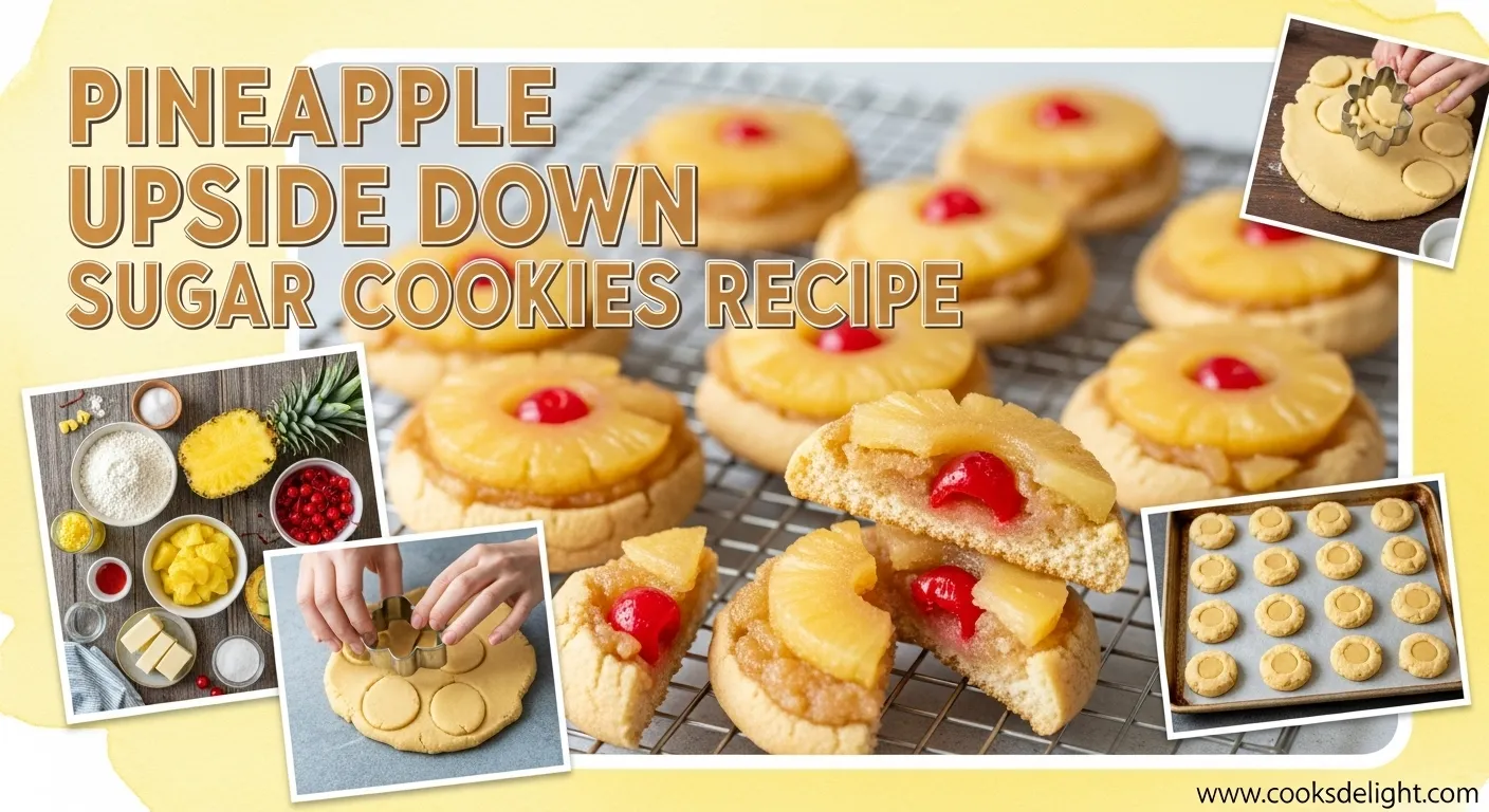 Pineapple Upside Down Sugar Cookies Recipe