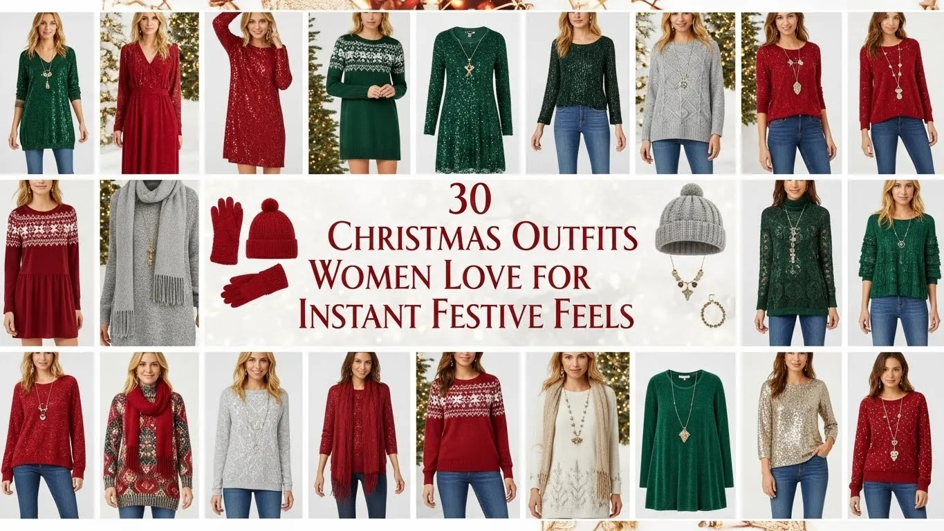 30 Christmas Outfits Women Love for Instant Festive Feels — free download