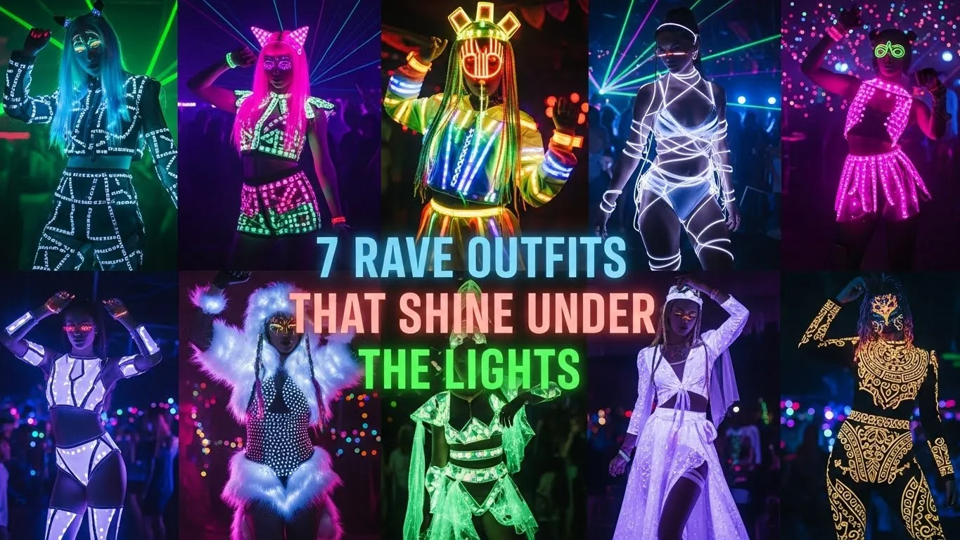 Color Rave Outfit 7 Rave Outfits That Shine Under the Lights