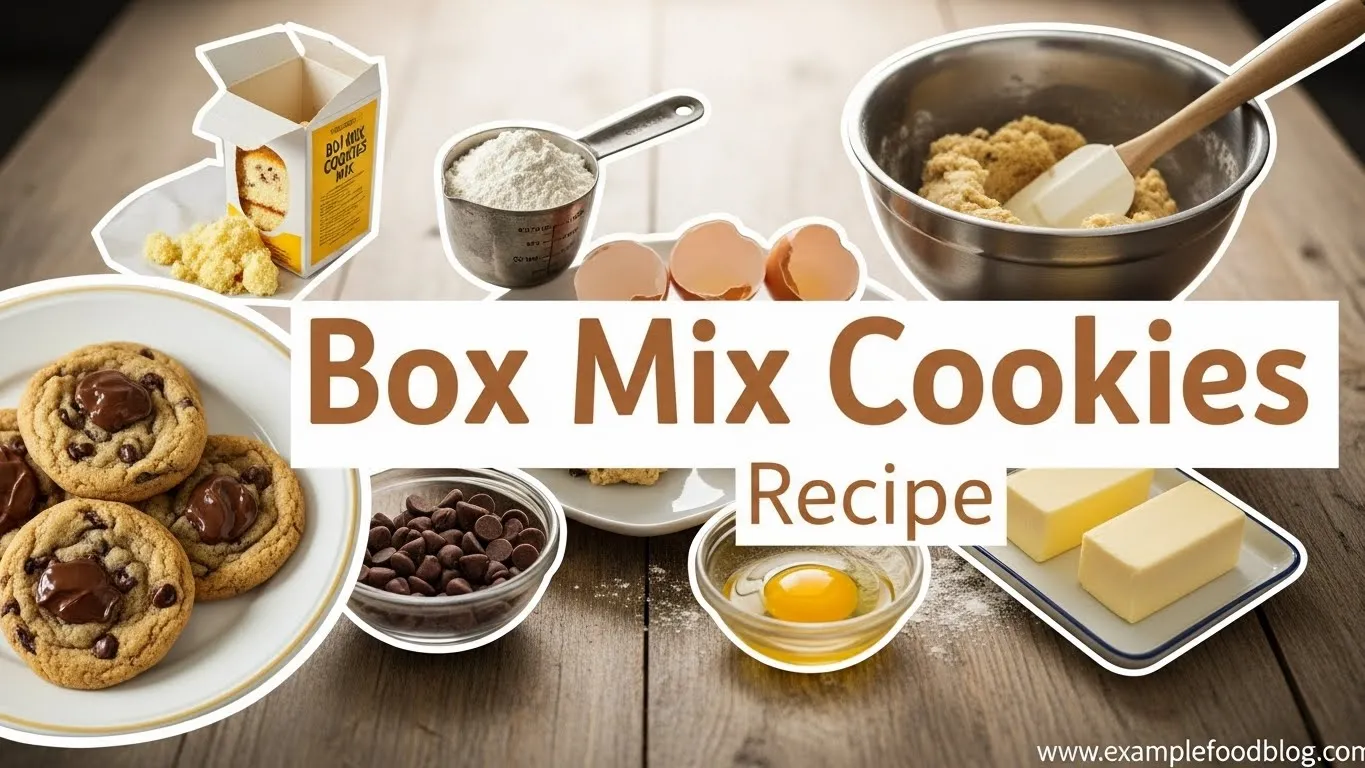 Box Mix Cookies Recipe