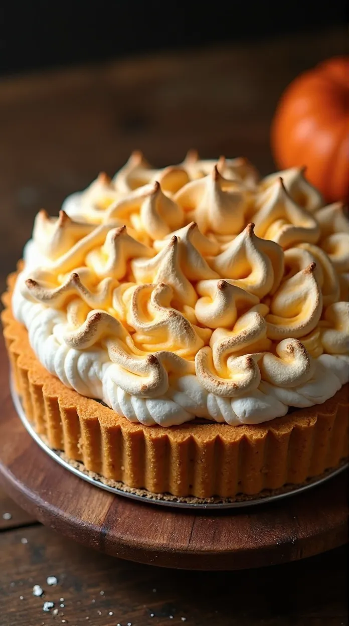 Chai Pumpkin Meringue Pie