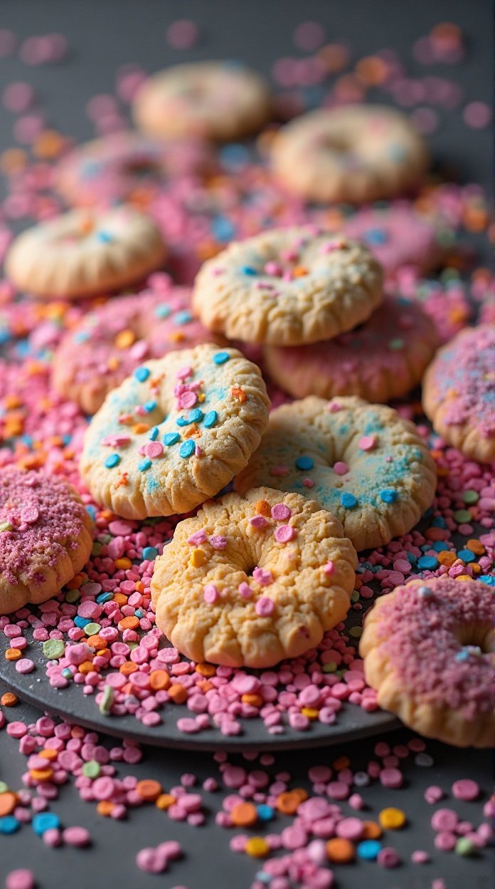 Crumbl confetti cookies