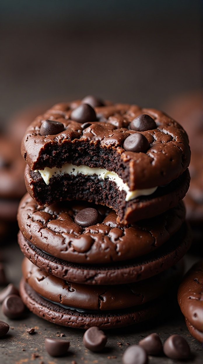 Oreo stuffed chocolate chip cookies