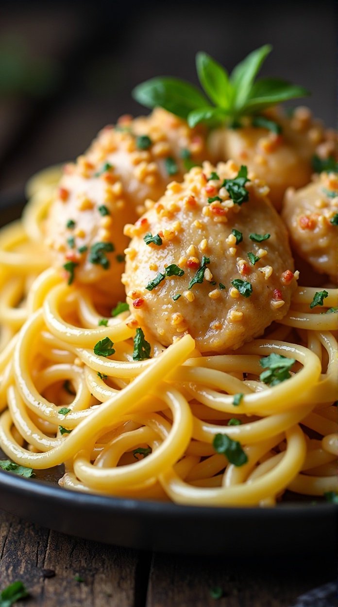 Creamy Garlic Parmesan Chicken Pasta