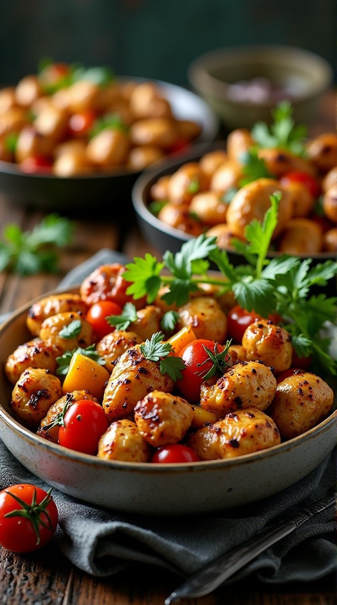 Greek Chicken Bowls Recipe
