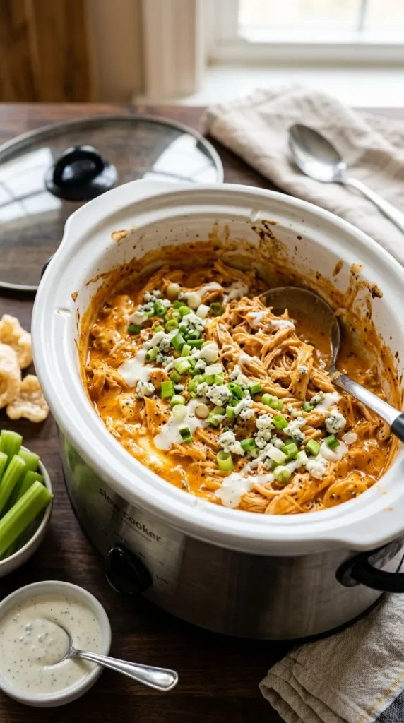Keto Slow Cooker Buffalo